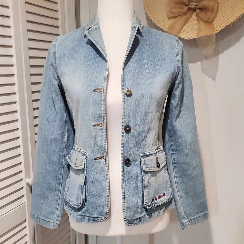 EDC by esprit Blue Demin Jacket Women